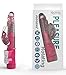 Wireless Rabbit Vibrator Spinning Sex Toy by Healthy Vibes (Pink) Dual G-Spot and Clit Stimulation, Waterproof