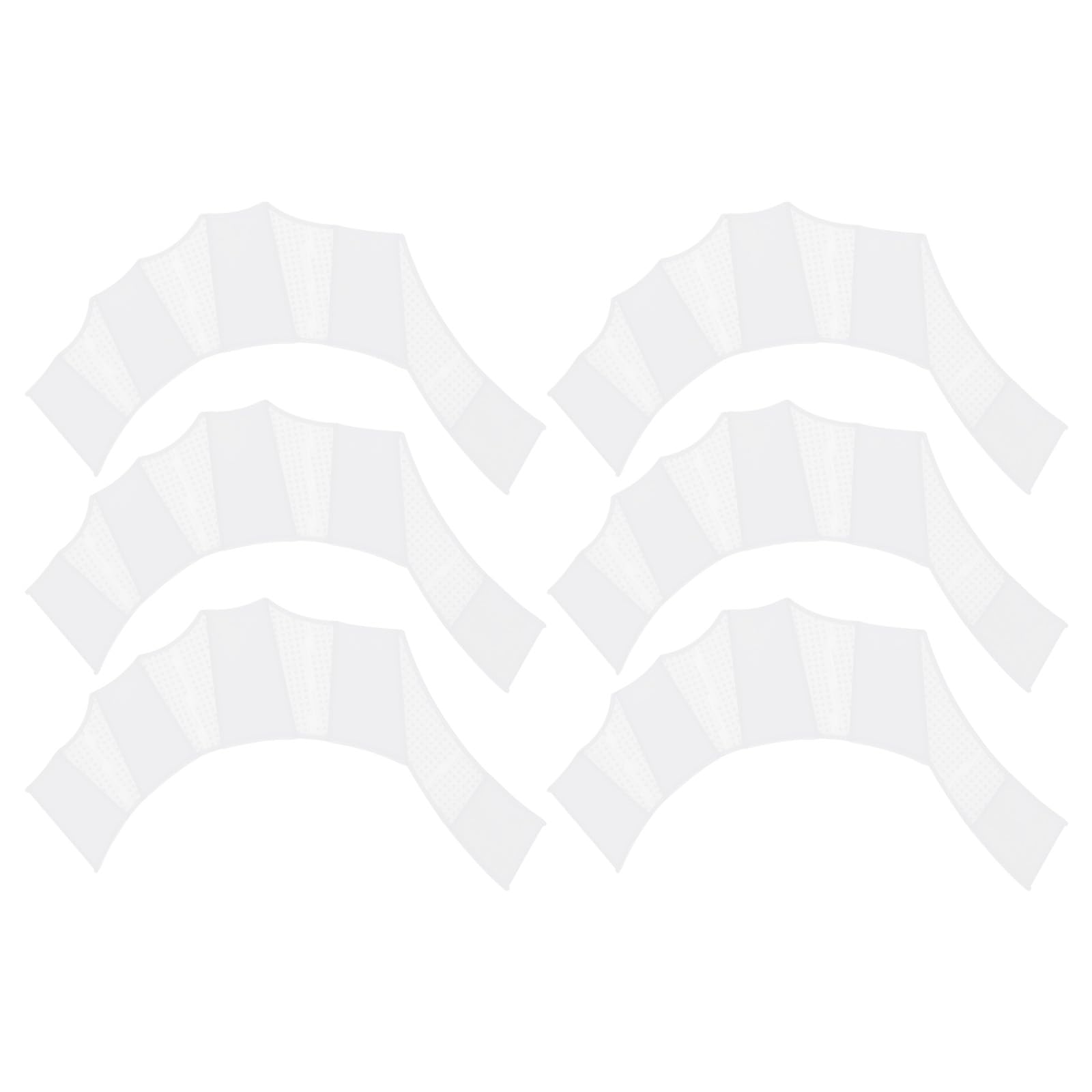 PATIKIL Silicone Swimming Gloves, 3 Pair Webbed Swim Gloves Finger Frog Type Water Resistance Gear Paddle Fins for Aquatic Training, White, S