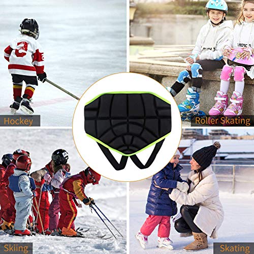 Unilove Padded Protection Hip Kids Protective Hip Pad Shorts Anti-Slip Adjustable Lightweight Children Butt Pad Pants Ski Skate Snowboard Roller Skating Hockey Soccer