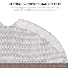 ThinkTex Aspirapolvere Robot Panno in Microfibra,per Xiaomi Roborock E4 E5 S6 Pure S5 Max S60 S65 S5 S50 S55 E25 E35 5… - immagine 3