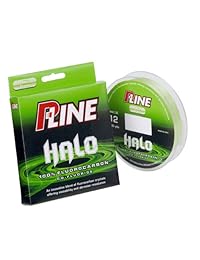 P Line de Halo fluorocarbono Niebla Verde línea de pesca 200 yd (Filler Bobina)