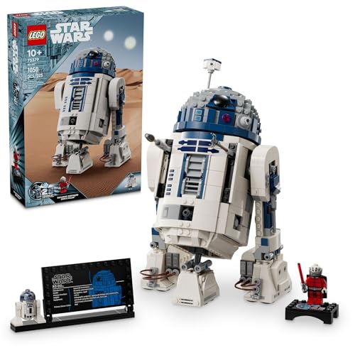 LEGO Star Wars R2-D2 Juego de juguetes de construcción - Juega o exhibe juguete de Star Wars para niños y niñas, a partir de 10 años - Ideas de regalos para niños y fanáticos - Incluye minifigura de Darth Malak del 25.º aniversario - 75379