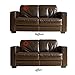 Autrix 6 Pack Leather Repair Patch Leather Adhesive Patches for First-aid for Sofas Couch Car Seats Handbags Jackets, 6 by 10 inch (Deep Brown)