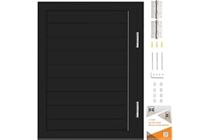 LVYIHAN Saloon Swinging Doors 30/32/36 Inch Wide, Black Heavy Duty Swinging Half Door with Hinges and Hardware, Single Swing Cafe Doors for Doorway Bar Kitchen Decor