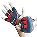 Steel Sweat Gym Gloves - Crossfit WOD Workout - Weight Lifting Gloves to Protect Your Palms for Men & Women - Skins Red/Gray Small