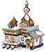 Department 56 North Pole Village Harley Pump and Go Diner Lit House, 8.3 inch