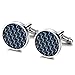 Jstyle Carbon Fiber Cufflinks and Studs for Men Tuxedo Shirts Business Wedding