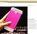 Galaxy Note 3 Case ,LA GO GO(TM) Beauty Luxury Diamond Hybrid Glitter Bling Hard Shiny Sparkling with Crystal Rhinestone Metal Aluminum Back Cover Case for Samsung Galaxy Note 3 N9000 (Hot Pink, Galaxy Note 3)