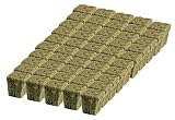Grodan 1" x 1" Starter Plug Rockwool Hydroponic Grow Media (50 Cubes) (Full Size) (50 Cubes) (Full Size)