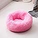 ALLNEO Luxury Shag Fuax Fur Donut Cuddler Round Donut Pet Bed Faux Fur Dog Beds for Medium Small Dogs – Self Warming Indoor Round Pillow Cuddler (S-20208inch, Hot-Pink)thumb 3