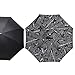 Zameka Double Layer Inverted Umbrellas Reverse Folding Umbrella Windproof UV Protection Big Straight Umbrella Inside Out Upside Down for Car Rain Outdoor with C-Shaped Handle