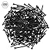 IZZO Golf Wood Golf Tees, 1.75 Inch, Black (Pack of 200)