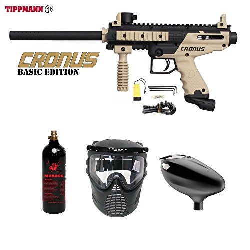 Tippmann Cronus Tactical Beginner CO2 Paintball Gun Package Black / Tan 11street Malaysia