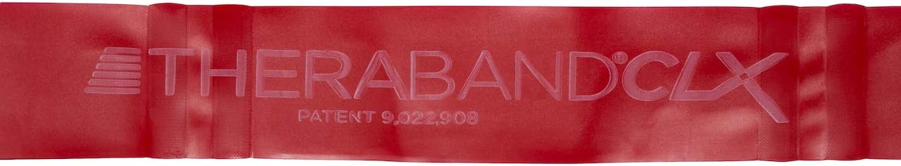 TheraBand CLX Latex-Free Resistance Band, 11 Loops for Pilates Home Gym, Professional Physical Therapy & Fitness Equipment