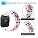 MLQSS Compatible with Versa Bands,Soft Silicone Sport Replacement Accessories Bracelet Wrist Strap Band Compatible with 2019 New Versa Smart Fitness Watch Women Men