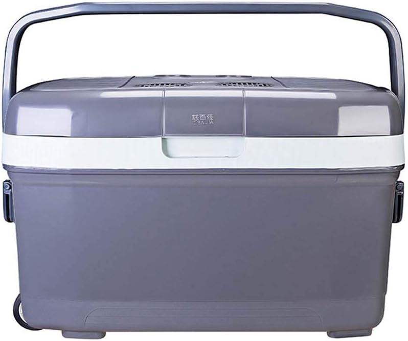 HNFYJQ 45L Mini Car Refrigerator, Cooler&Warmer 2 Modes Portable Cool Box, Dual Voltage 12V-220V Low Noise Fridge/Freezer,for Home Traveling,Camping