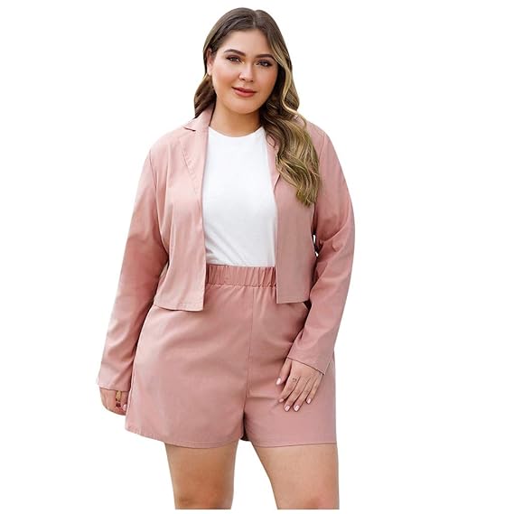ladies shorts and jacket suit