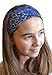 (Set of 3) Leopard Animal Print Stretch Headband (Brown, Blue, Green)