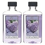 Aromatherapy Hosley Premium Grade 140ml Highly Scented Reed Diffuser Refill Oil- Set of 2 / 140ml (4.73 fl oz) Each - Made in USA.. BULK BUY (LILAC BLOSSOMS)