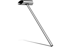 Cotton Candy Scoop, 29cm/11.6in Stainless Steel Cotton Candy Sugar Spoon, Long Handle Machine Spare Parts, Professional Tool 