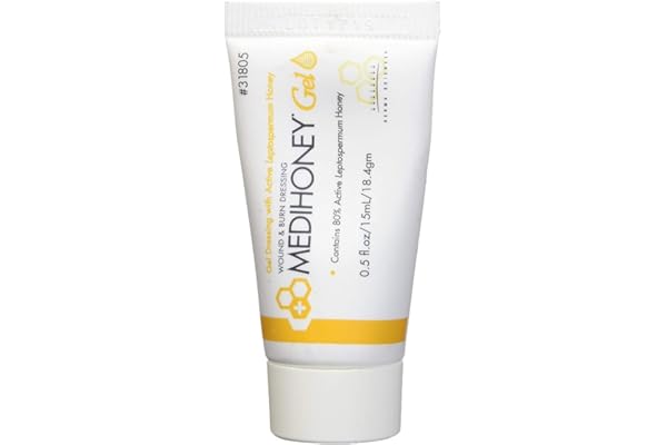 Improved Medihoney Gel Wound and & Burn Dressing from Derma Sciences, 0.5 oz,
