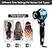 Hair Curler Curling Iron,Professional Automatic Hair Curlers with Spray Function LCD Display Spray Curl Machine (Black)