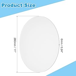 PATIKIL 11" Acrylic Circles, 0.24" Thickness Round