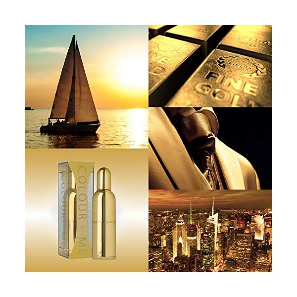 Colour-Me-Gold-Homme-Fragrance-for-Men-150ml-Body-Spray-by-Milton-Lloyd COLOUR ME Gold Homme 150ml Body Spray Perfume for Men. Luxury Fragrance - Mens Aftershave, Long Lasting Fragrance for…