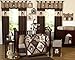 Chocolate Teddy Bear Window Valance by Sweet Jojo Designs