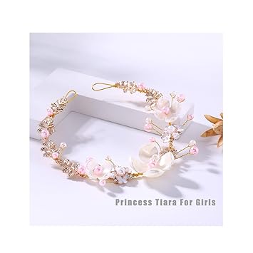 Amazon Com Campsis Cute Princess Flower Headband For Girl And