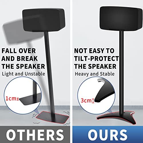 Speaker Stand for Sonos Five & Play 5 Speaker Stands with LED Strip