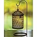 Decorative Hanging Metal Lantern with LED Light and Stand