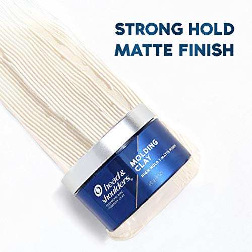 Head & Shoulders AntiDandruff Molding Hair Clay for Men, Strong Hold