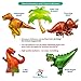 ReignDrop Dinosaur Birthday Party Supplies and Decorations for Kids, 116 Pieces, Banners, Pom Poms, Giant Dino Balloons, Hat, Tattoos, Palm Leaves, Cupcake Toppers, Backdrops, Easy To Set Up, All Inclusive Decor Pack