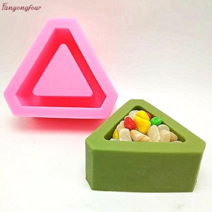 Buy Petsdelite Triangular 3d Vase Silicone Mold Concrete Mold