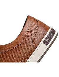 JOUSEN Zapatillas de moda para hombre, 3 ojales, estilo simple, zapatos casuales