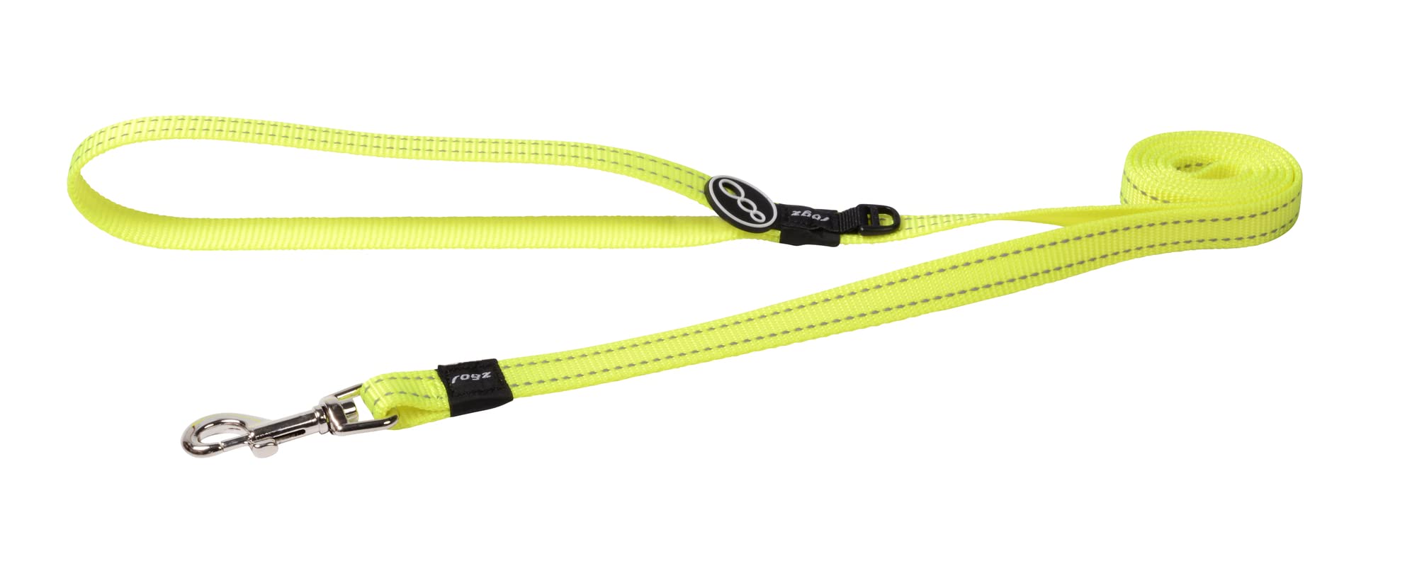 Reflective Dog Leash for Medium Dogs, 5/8" wide, 6' long, Yellow