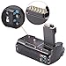 NEEWER® Professional Battery Grip BG-E5 Replacement Works with LP-E5 Battery + AA Battery Grip Holder + Li-ion Battery Grip Holder for Canon EOS 450D 500D 1000D Rebel XS XSi T1i