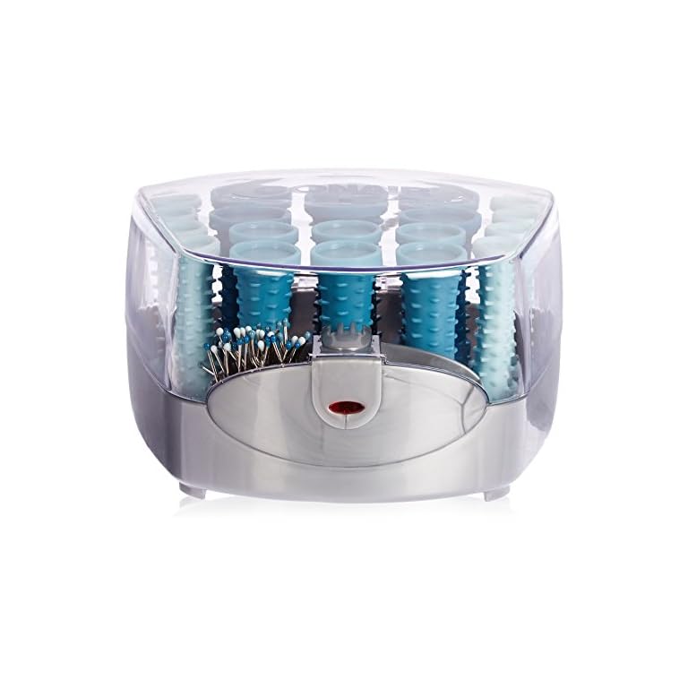 Conair Compact Multi-Size Hot Rollers; Blue