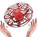 AllSeasons Hand Control Anti-Collision, Gravity Defying Flying Mini Drone UFO Ball Aircraft Toy with LED Light for Boys and Girls (Gold)