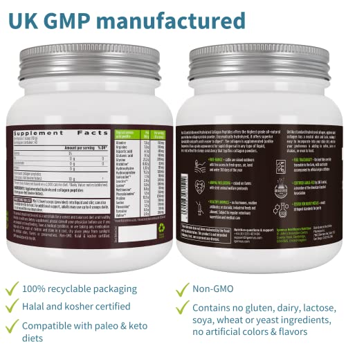 Pure & Essential 100 Grass Fed Bovine Collagen Powder, Advanced