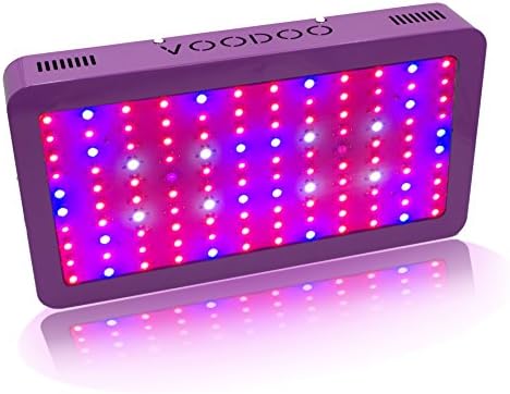 1200w LED Grow Light Double Chips Best Full Spectrum Lamp by VOODOO with UV and IR for Greenhouse Indoor Herbs Plant Veg and Flower