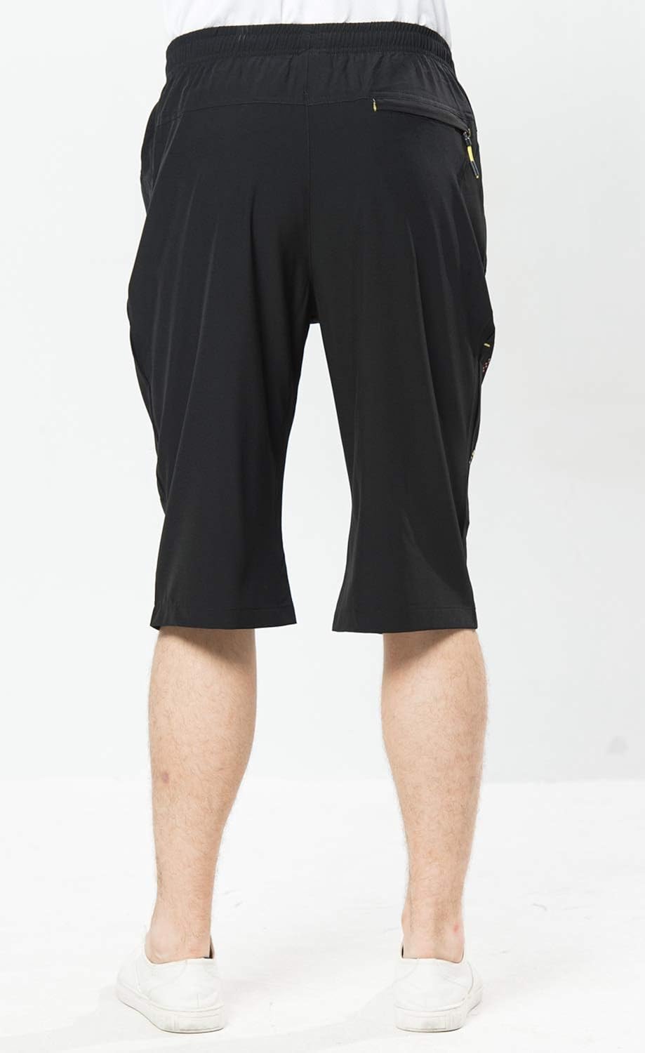 Rdruko Men's Outdoor Sports Hiking Cargo Shorts Quick Dry Lightweight Capri 3/4 Cropped Pants : Clothing