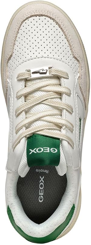J WASHIBA Boy D - Scarpe da Ginnastica Bambino, White/Green,