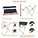 GRyiyi Camping Table,Lightweight Folding Table Perfect for The Beach, Camping, Picnics, Weatherproof and Rust Resistantthumb 4