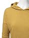 JJ Perfection Womens Loose Fit Knitted Sweater Hoodie Top Dress Mustard 2XL