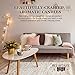 Belvedere Home Natural Scented Soy Candles, Decorative Gift Set of 4, Relaxing Aromatherapy in Lavender, Rose, Ocean, and Orange. Perfect Gift for Any Occasion.