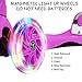 GOOGO Kick Scooter for Kids 3 Wheel Lean to Turn 3 Adjustable Height PU LED Light Up Wheels for 3-13 Year Old Purple