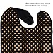 Modaliv Adult Bib - Reusable Clothing Protector - Waterproof - Crumb Catcher - Machine Washable (Tangerine Polka Dot)