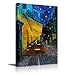 wall26 Canvas Print Wall Art Cafe Terrace at Night by Master Artist Vincent Van Gogh Nature Wilderness Illustrations Fine Art Relax/Calm Multicolor for Living Room, Bedroom, Office - 24